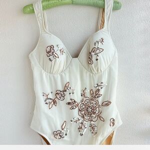 Newport beaded bathing suit from the 90s
